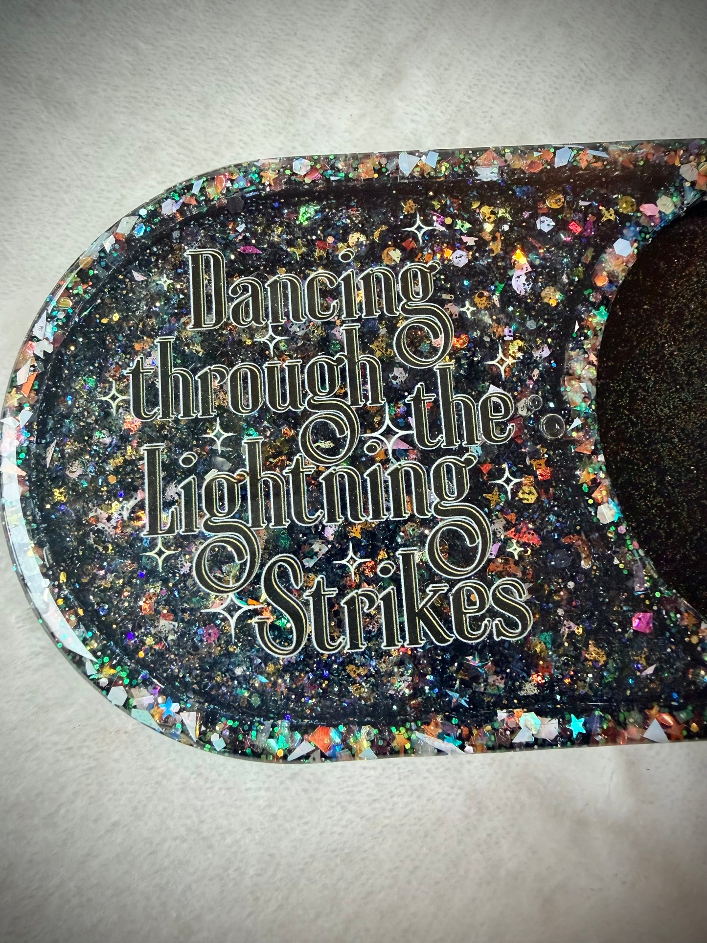 *Lightning Strikes XL Snow Globe Coaster