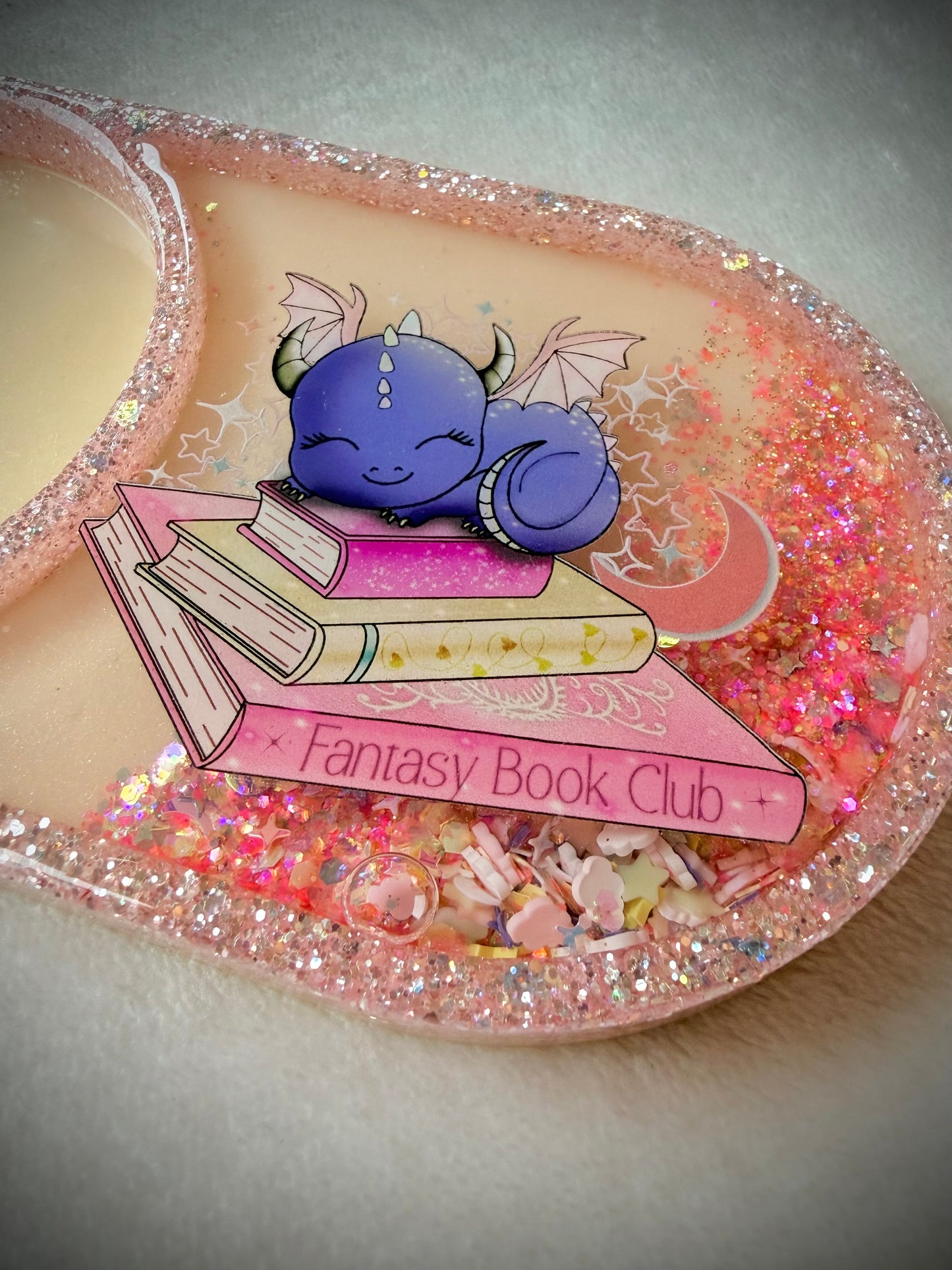 *Fantasy Book Club XL Snow Globe Coaster