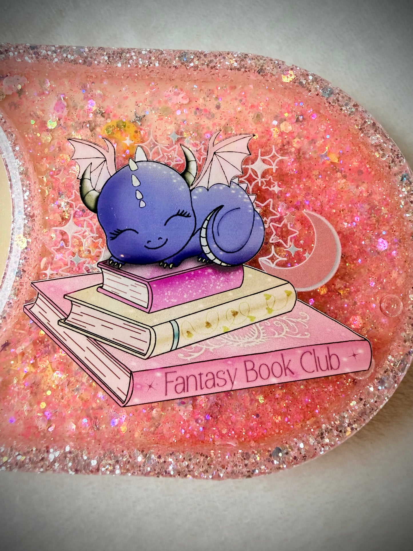 *Fantasy Book Club XL Snow Globe Coaster