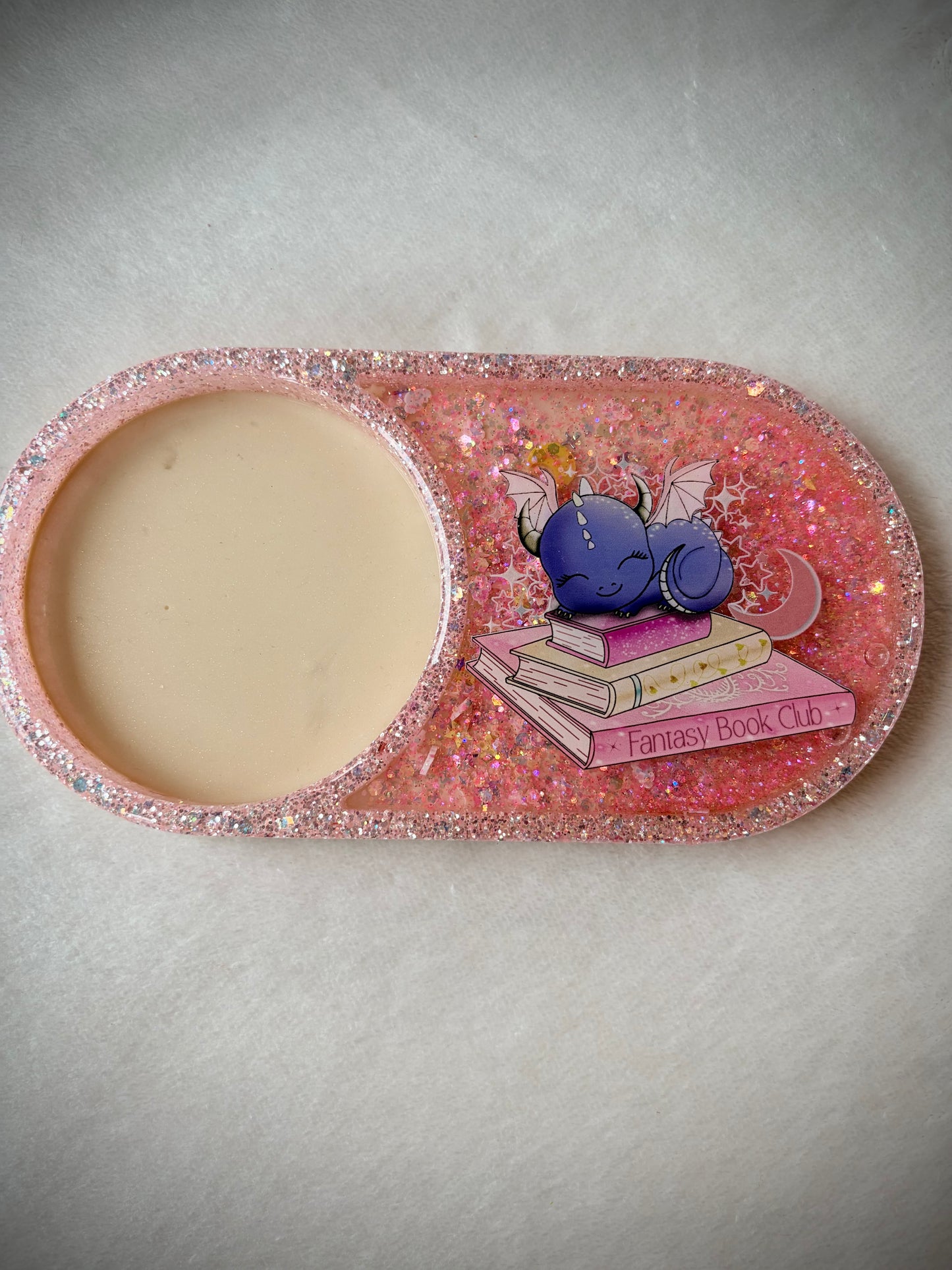 *Fantasy Book Club XL Snow Globe Coaster