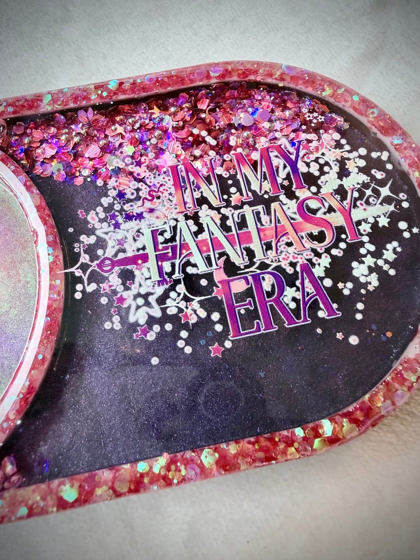 *In My Fantasy Era XL Snow Globe Coaster
