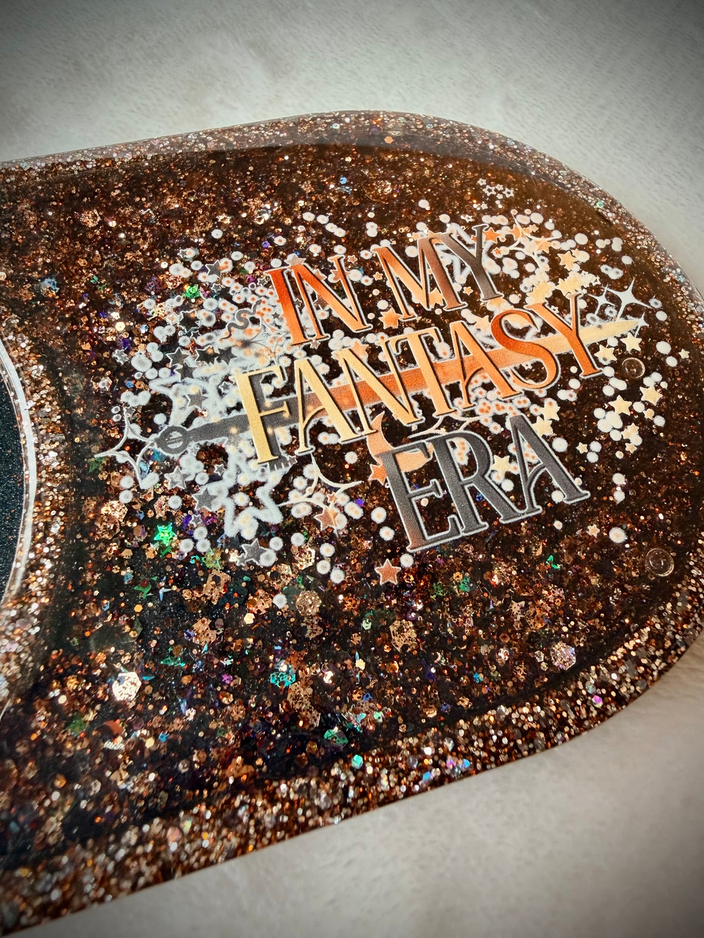 *In My Fantasy Era XL Snow Globe Coaster