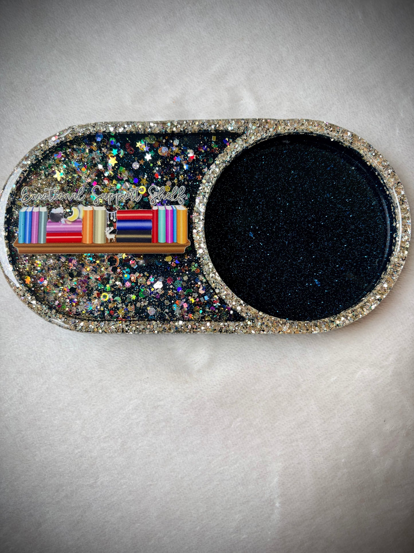 *Emotional Support Shelf SJM XL Snow Globe Coaster