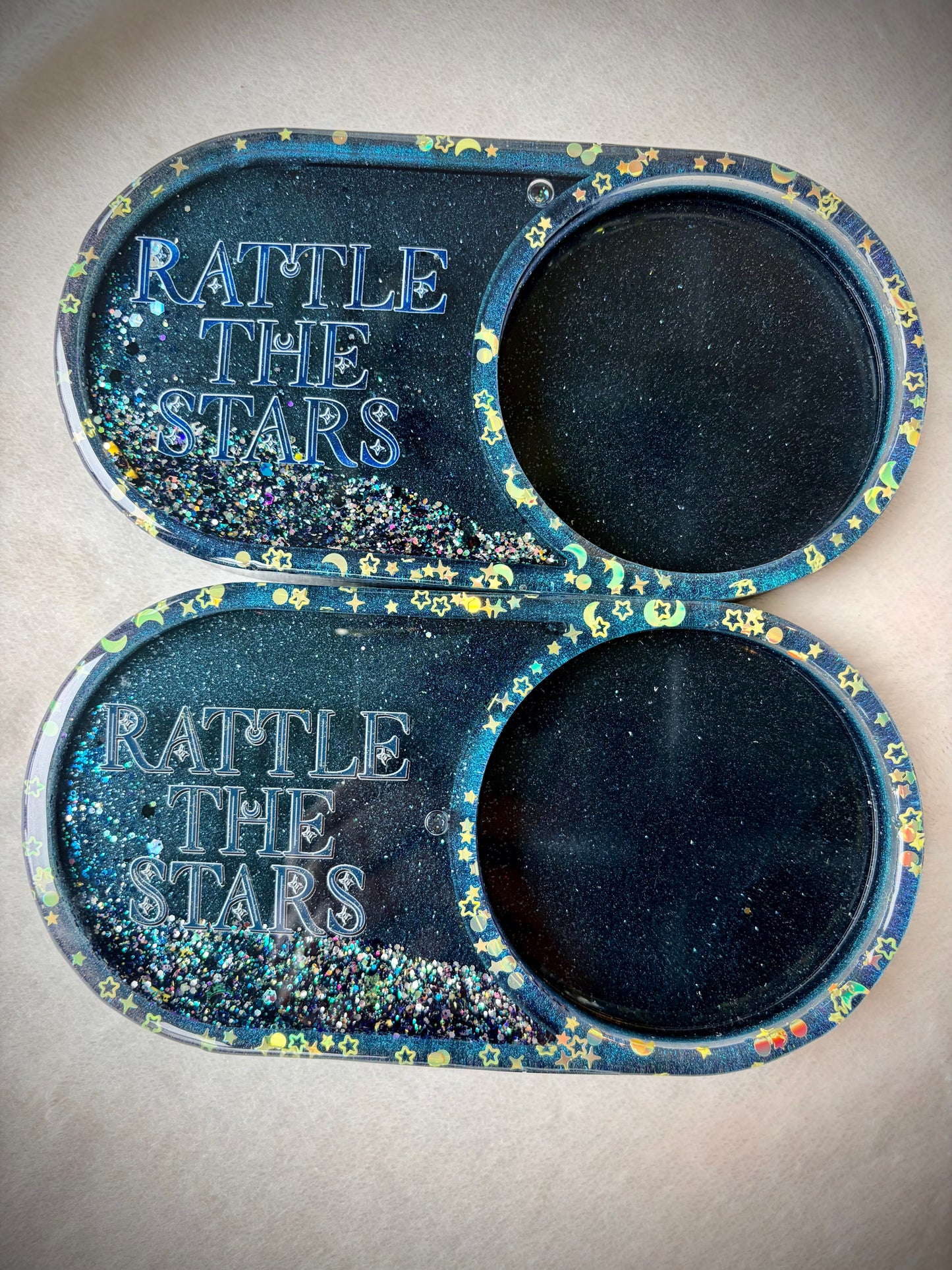 *Rattle The Stars XL Snow Globe Coaster