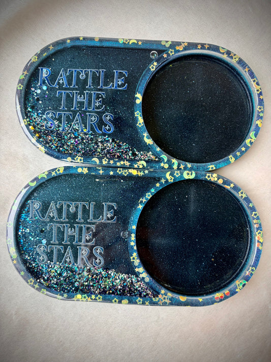 *Rattle The Stars XL Snow Globe Coaster