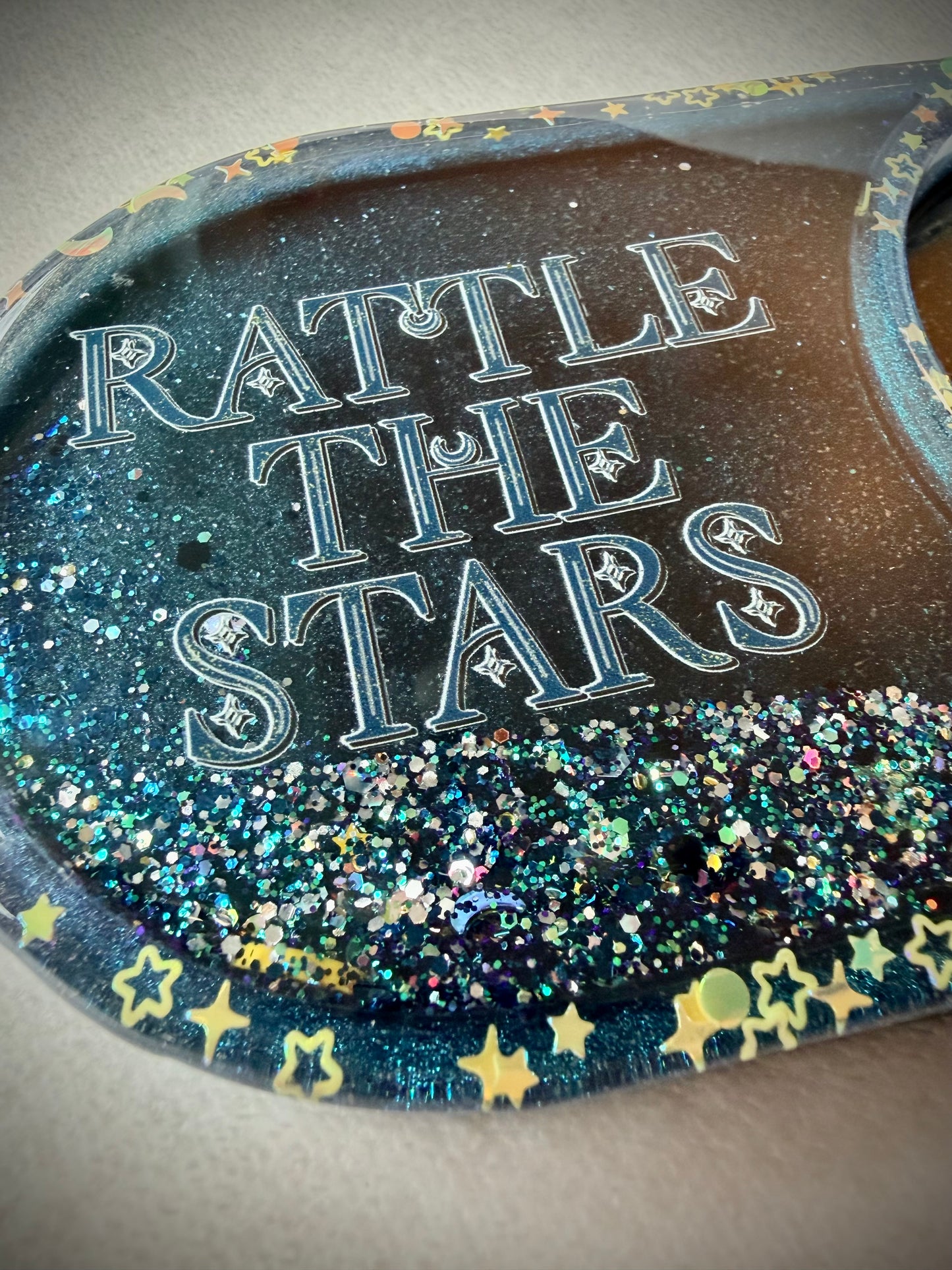 *Rattle The Stars XL Snow Globe Coaster