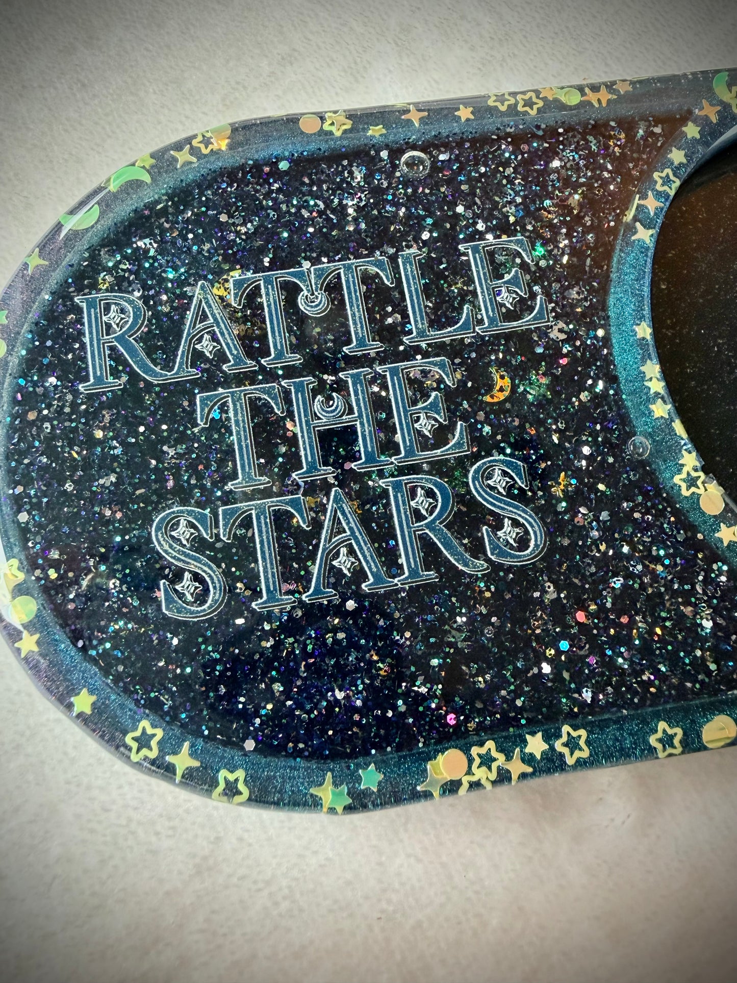 *Rattle The Stars XL Snow Globe Coaster