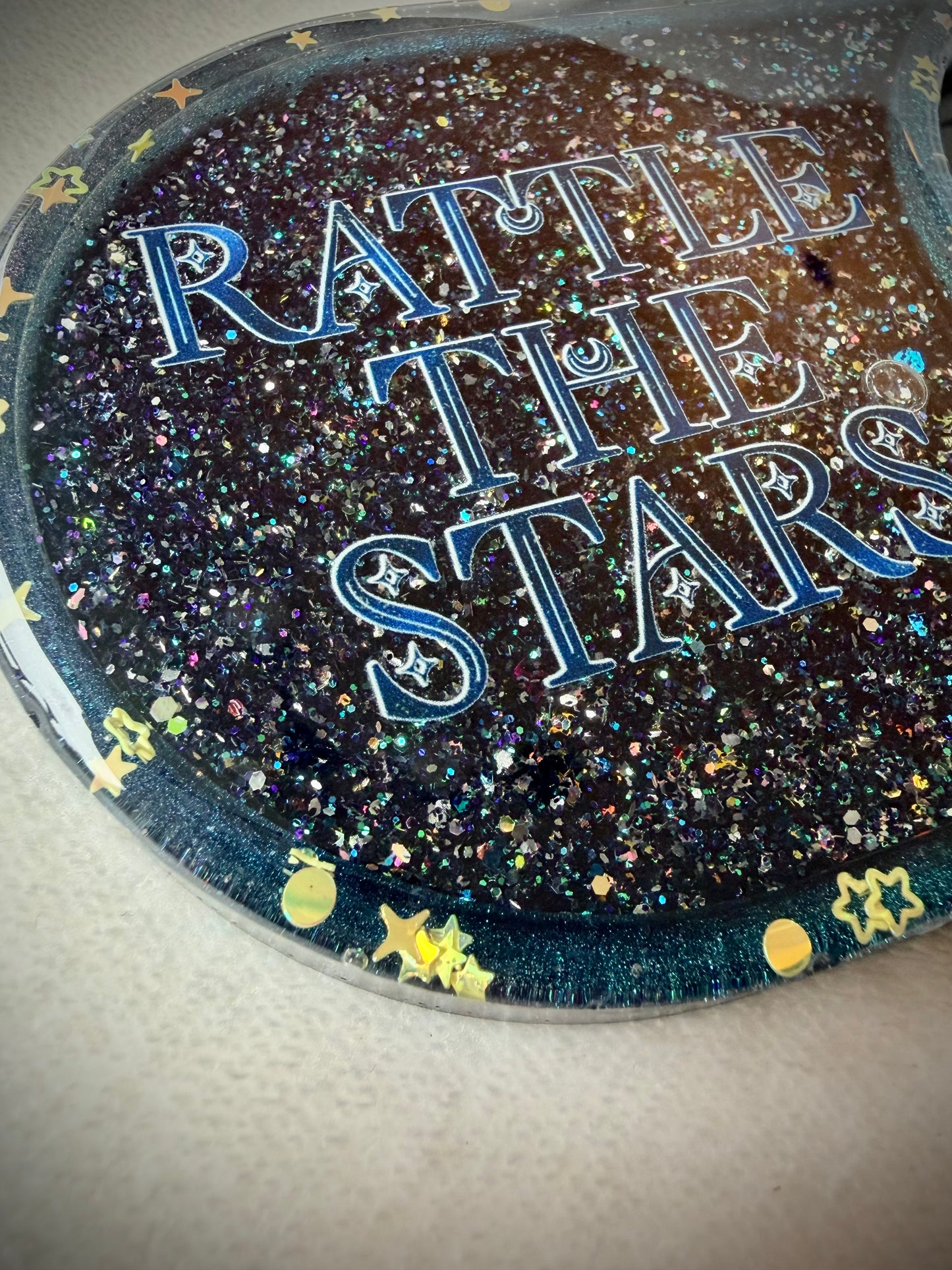 *Rattle The Stars XL Snow Globe Coaster
