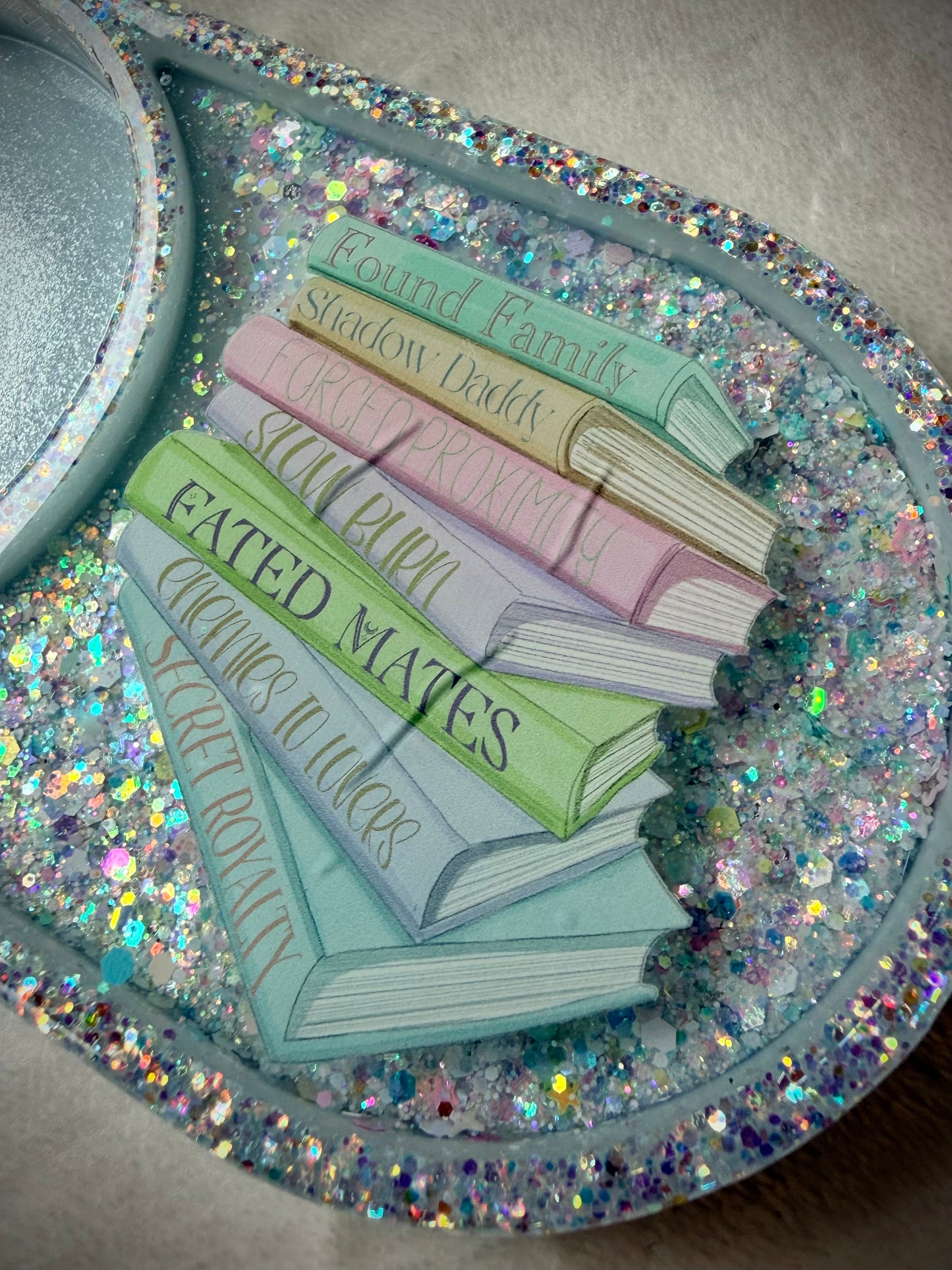 *Book Tropes XL Snow Globe Coaster