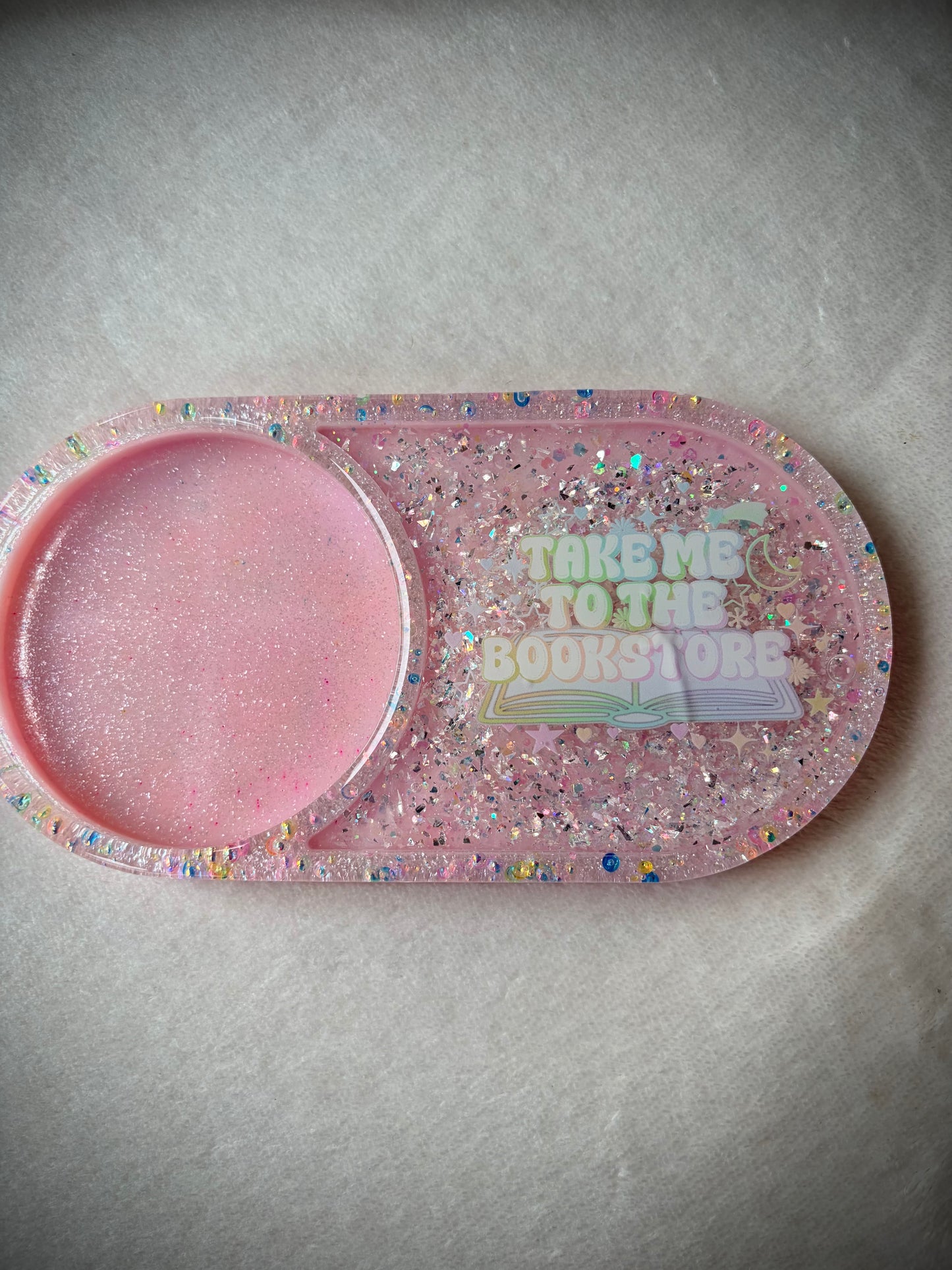*Take Me To The Bookstore XL Snow Globe Coaster