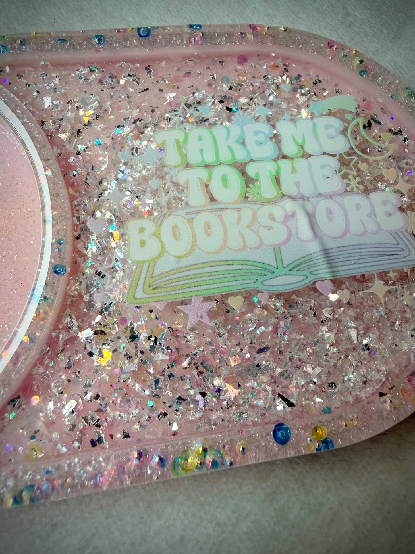 *Take Me To The Bookstore XL Snow Globe Coaster