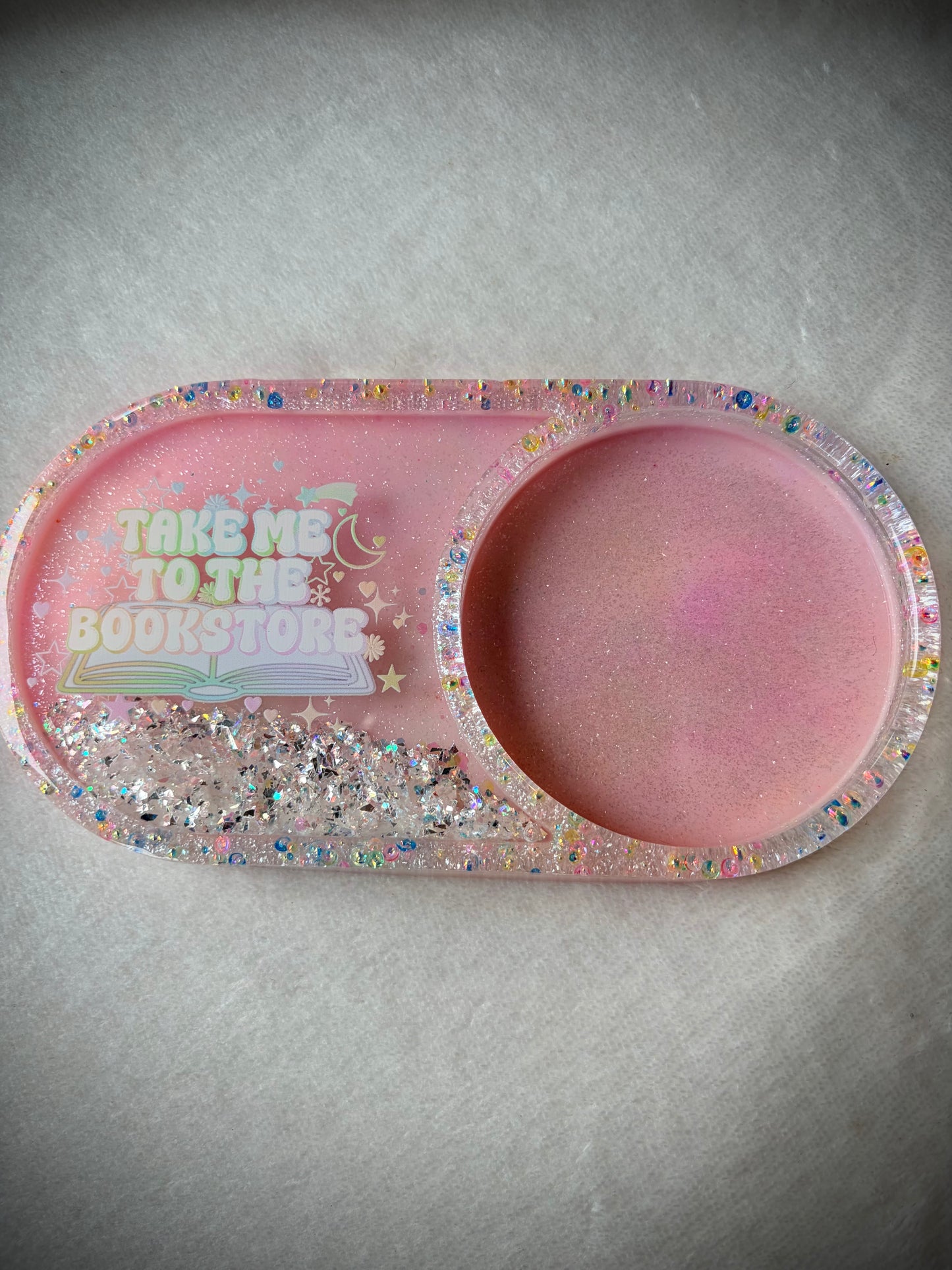 *Take Me To The Bookstore XL Snow Globe Coaster