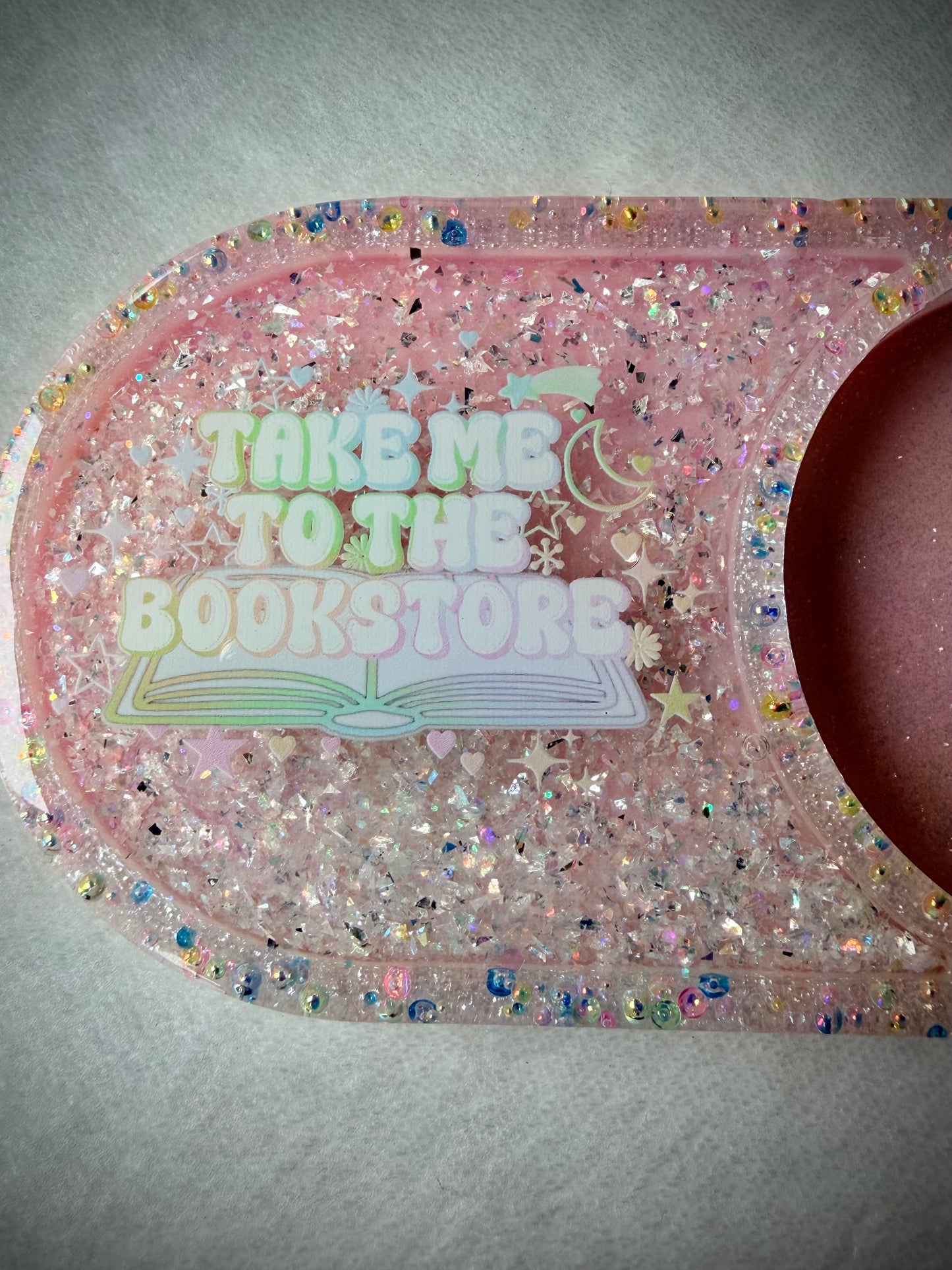 *Take Me To The Bookstore XL Snow Globe Coaster