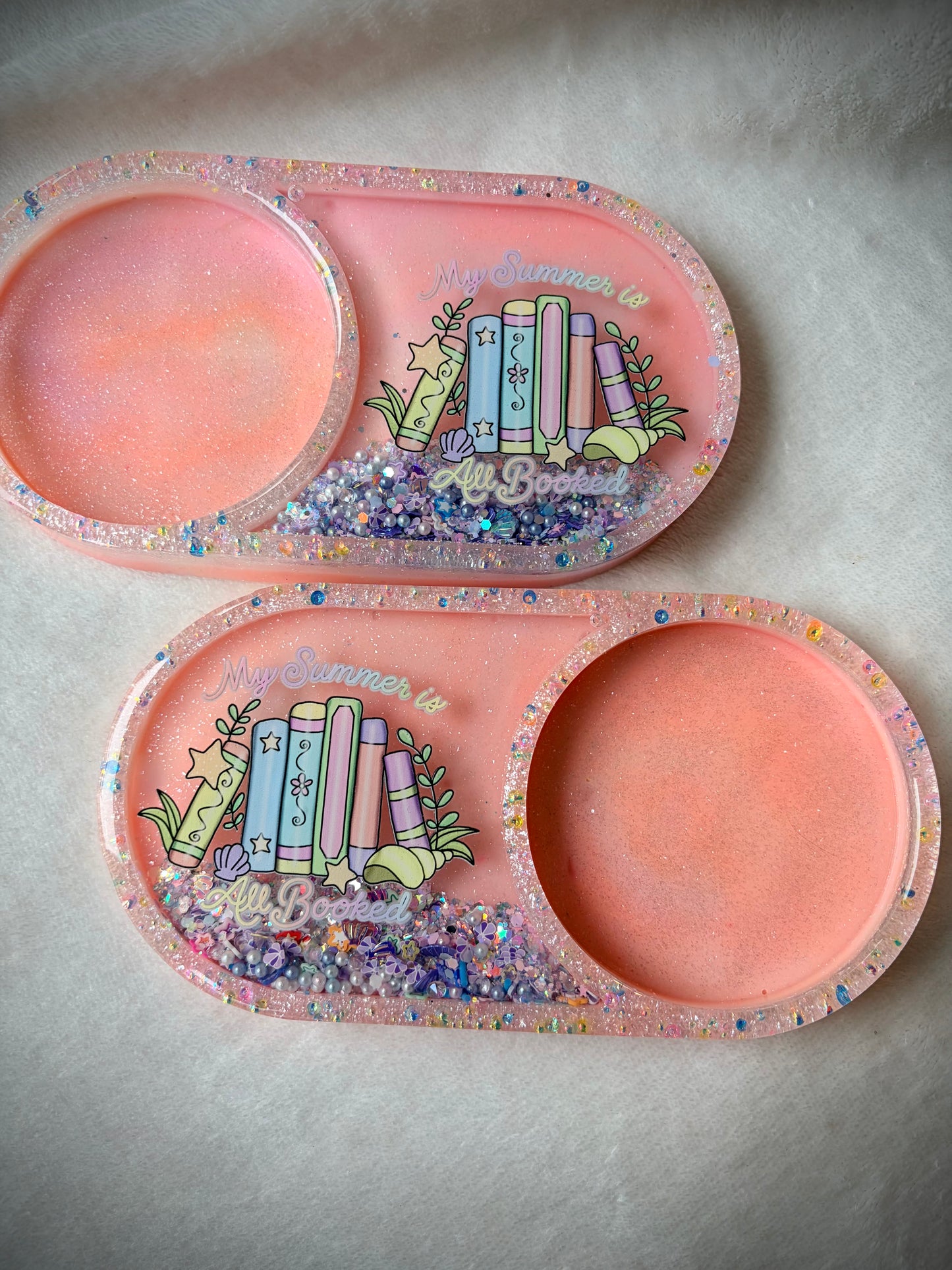 *My Summer is All Booked XL Snow Globe Coaster