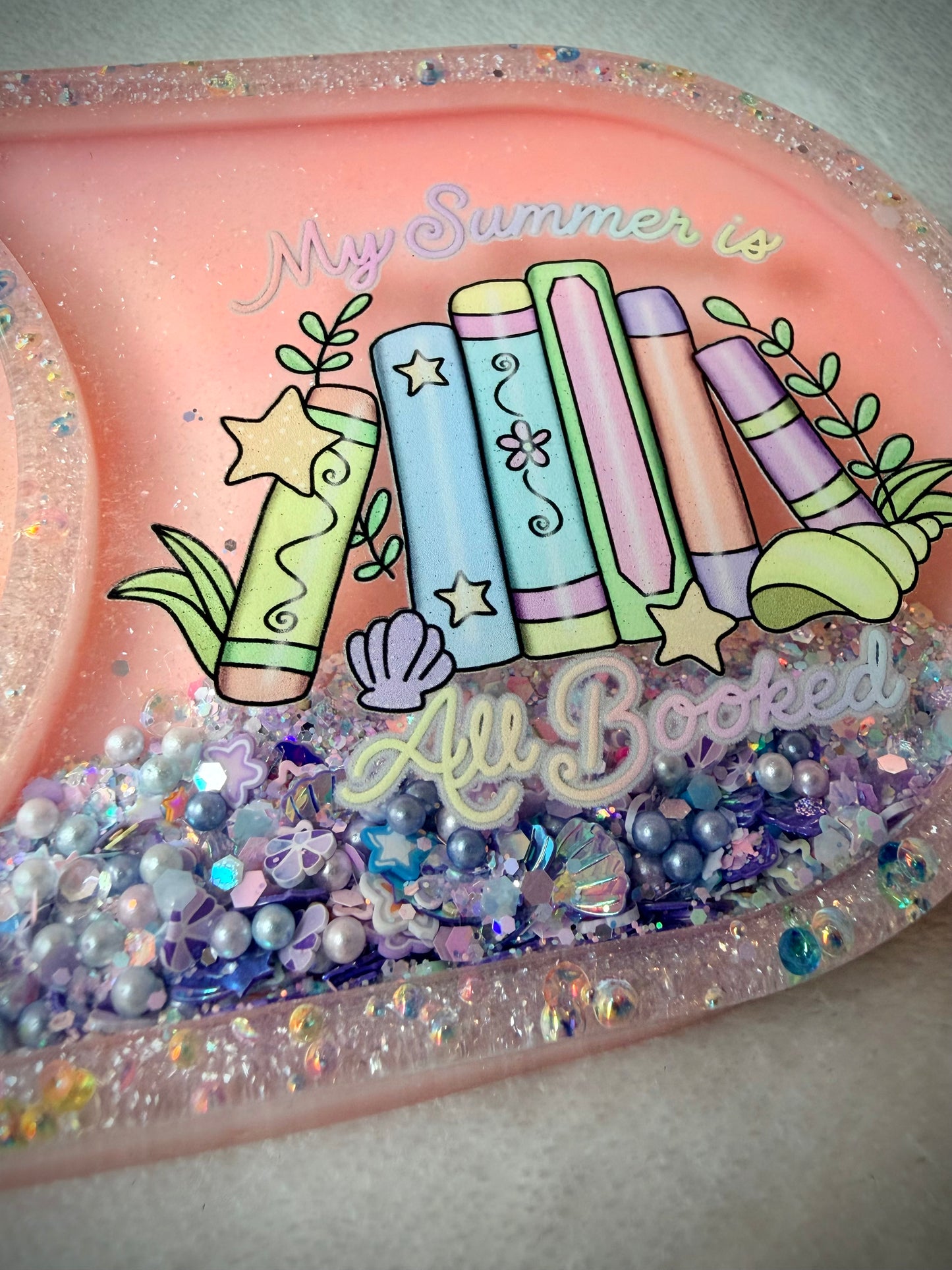 *My Summer is All Booked XL Snow Globe Coaster