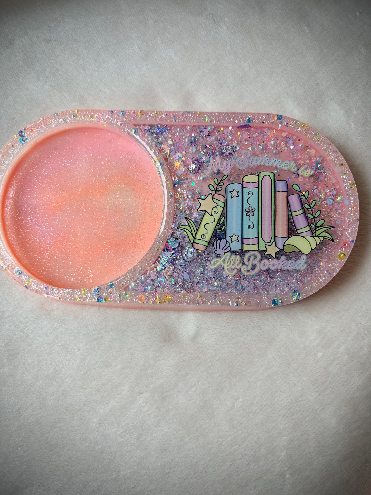 *My Summer is All Booked XL Snow Globe Coaster