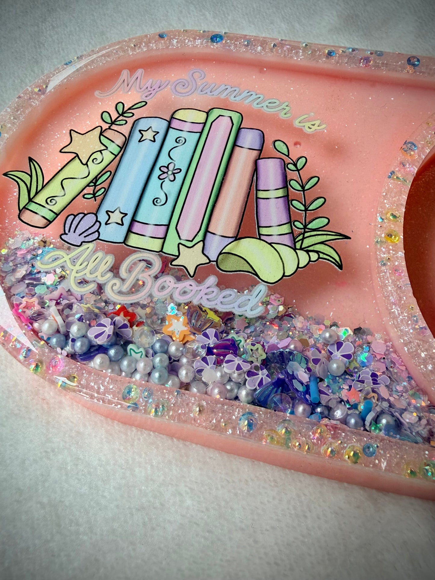 *My Summer is All Booked XL Snow Globe Coaster