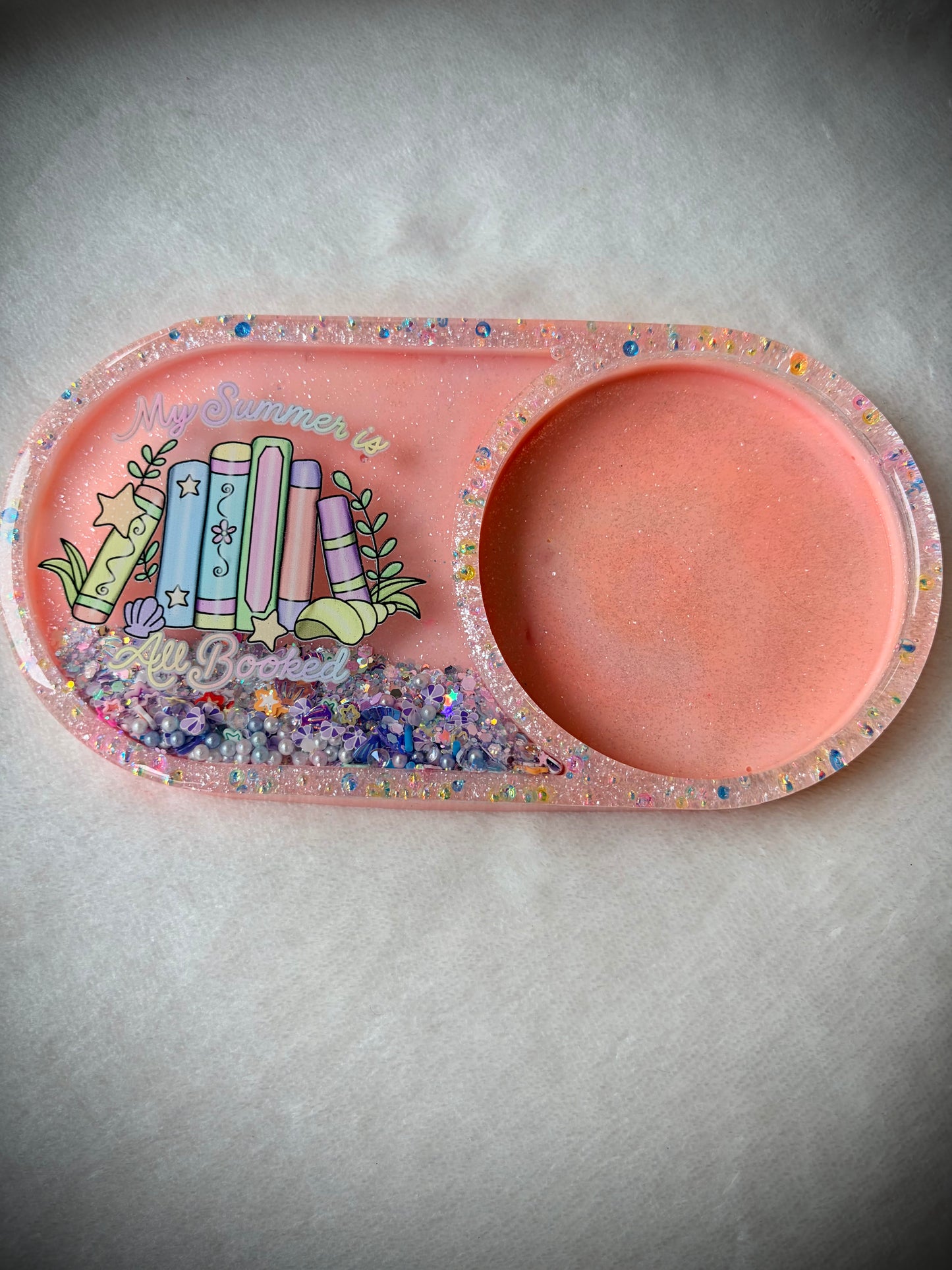 *My Summer is All Booked XL Snow Globe Coaster
