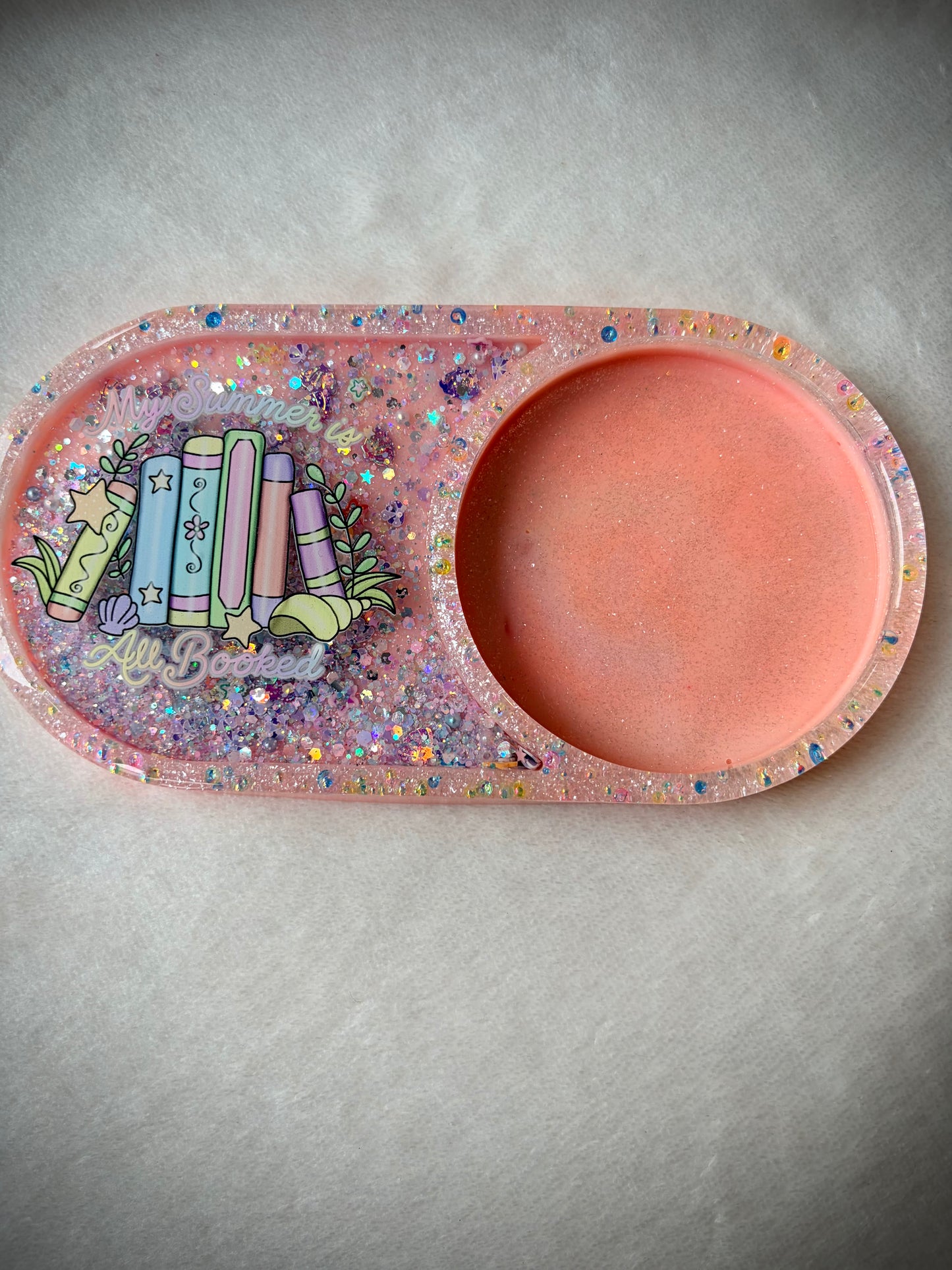 *My Summer is All Booked XL Snow Globe Coaster