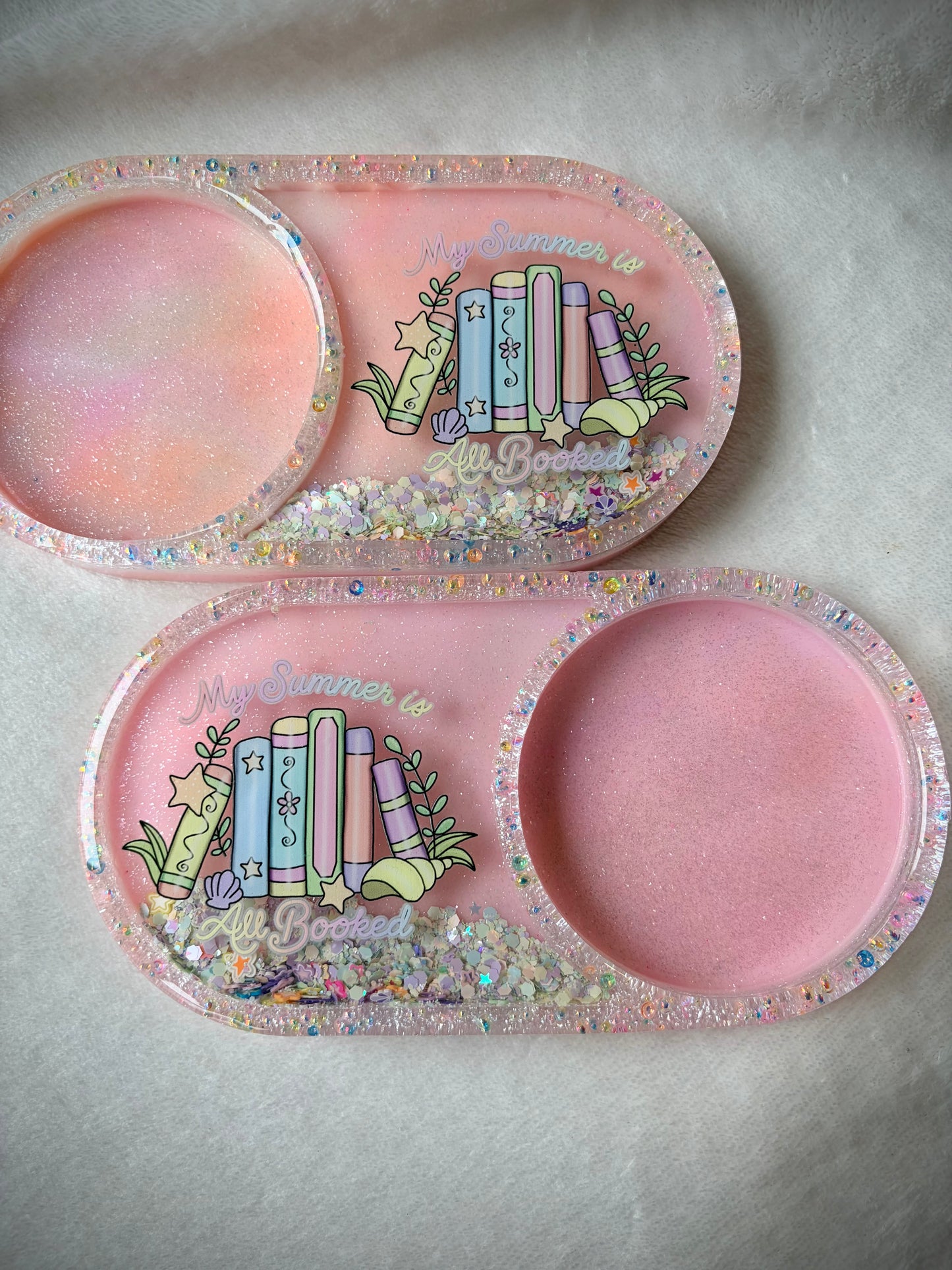 *My Summer is All Booked XL Snow Globe Coaster