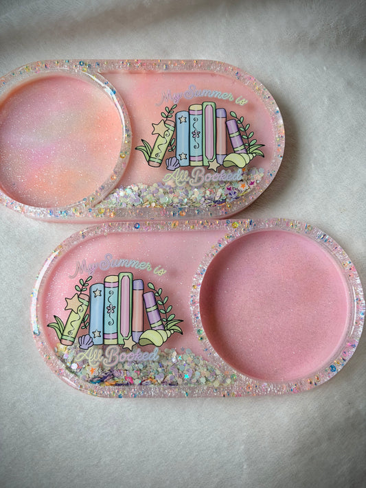 My Summer is All Booked XL Snow Globe Coaster