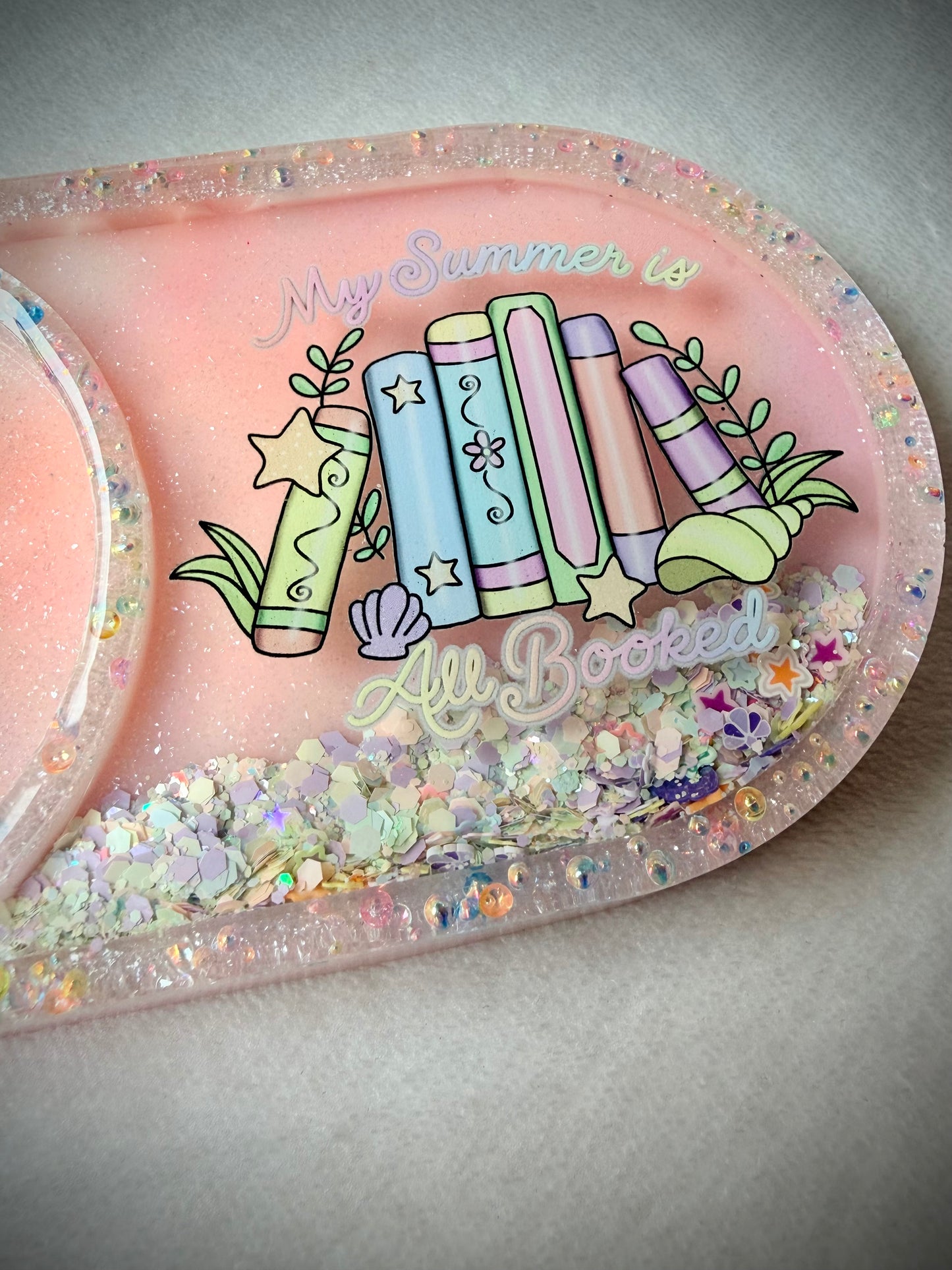 *My Summer is All Booked XL Snow Globe Coaster