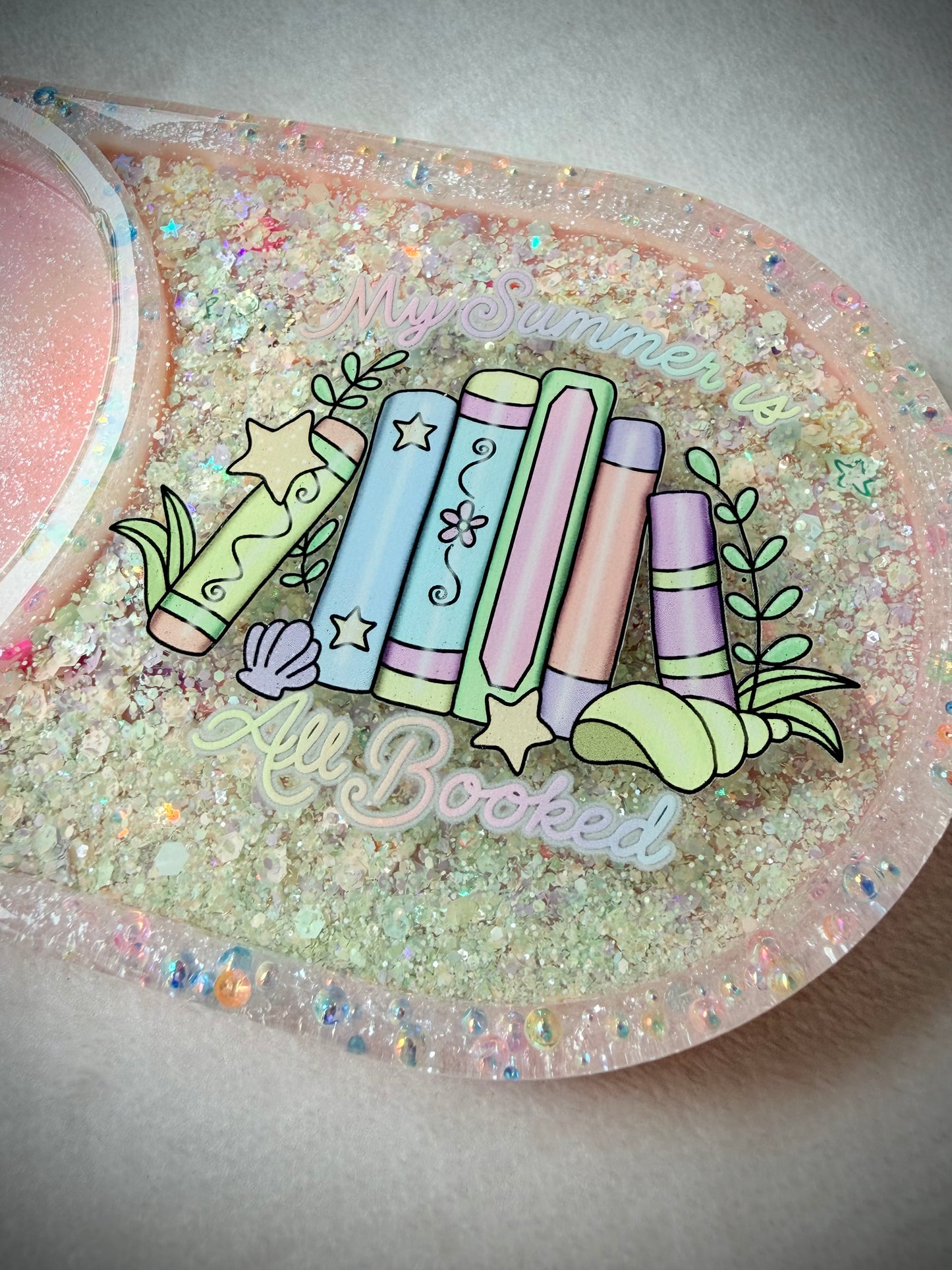*My Summer is All Booked XL Snow Globe Coaster