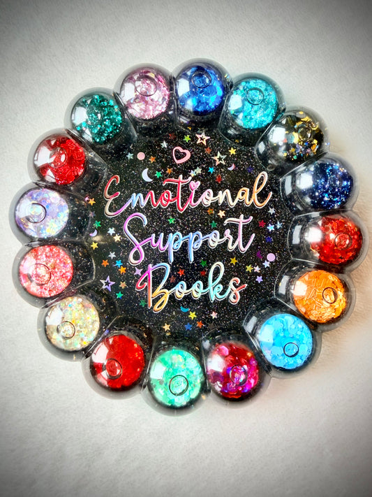*Emotional Support Book Bauble Coaster