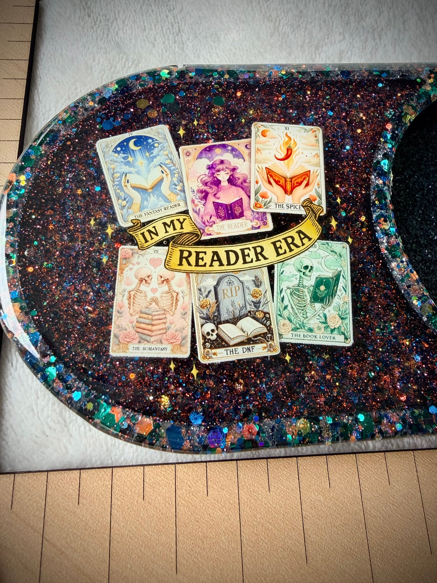 In My Reader Era XL Snow Globe Coaster