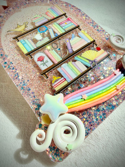*Belle’s Book Shelf Cloche
