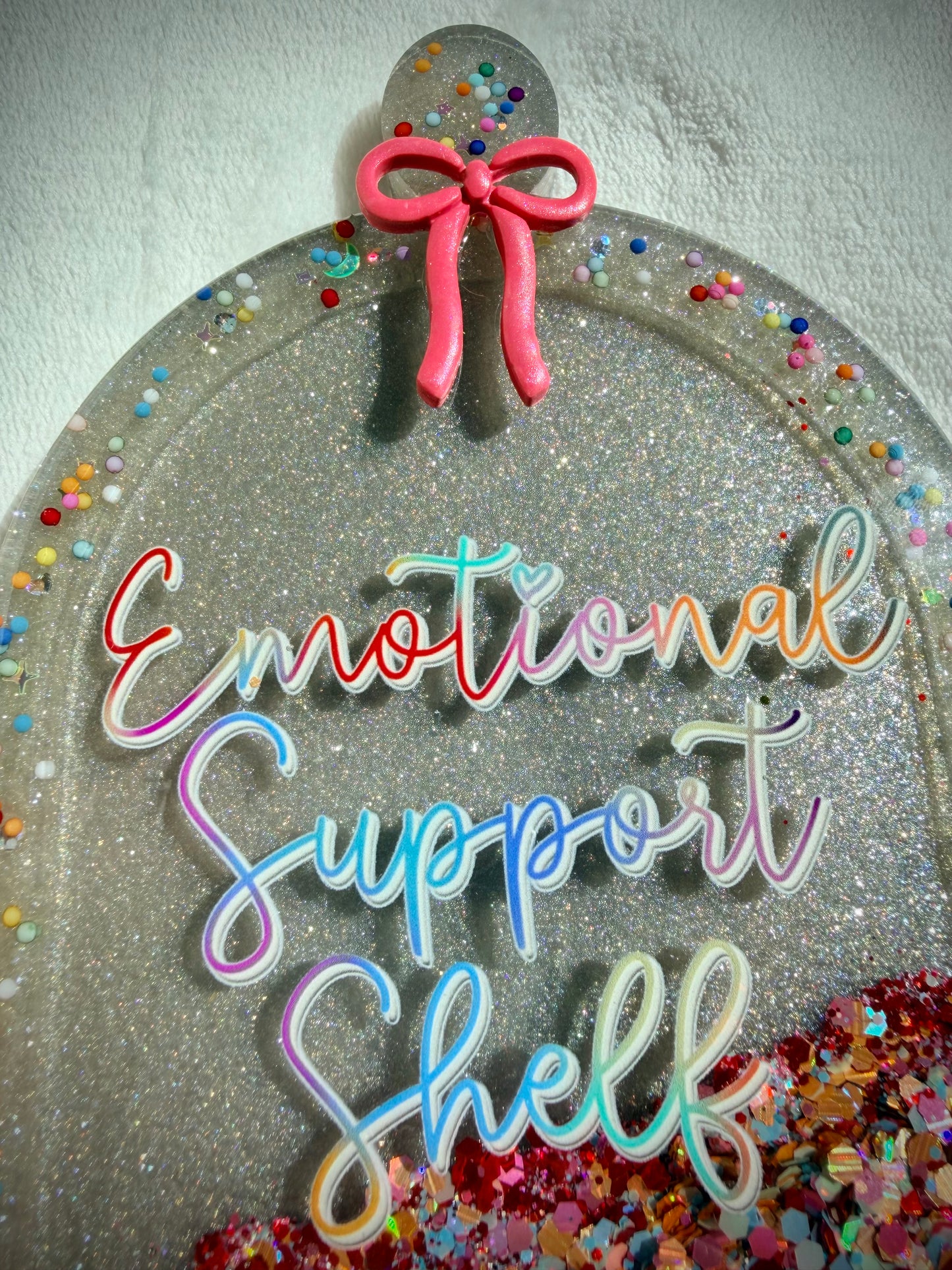*Emotional Support Shelf Cloche