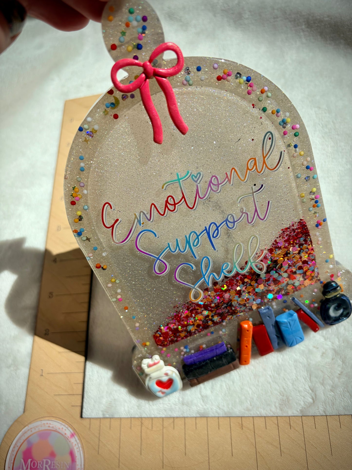 *Emotional Support Shelf Cloche