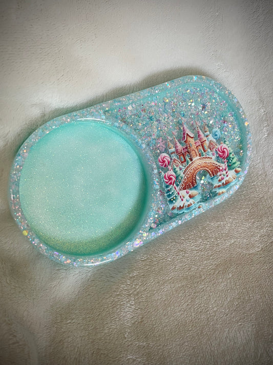 *Gingerbread Castle XL Snow Globe Coaster